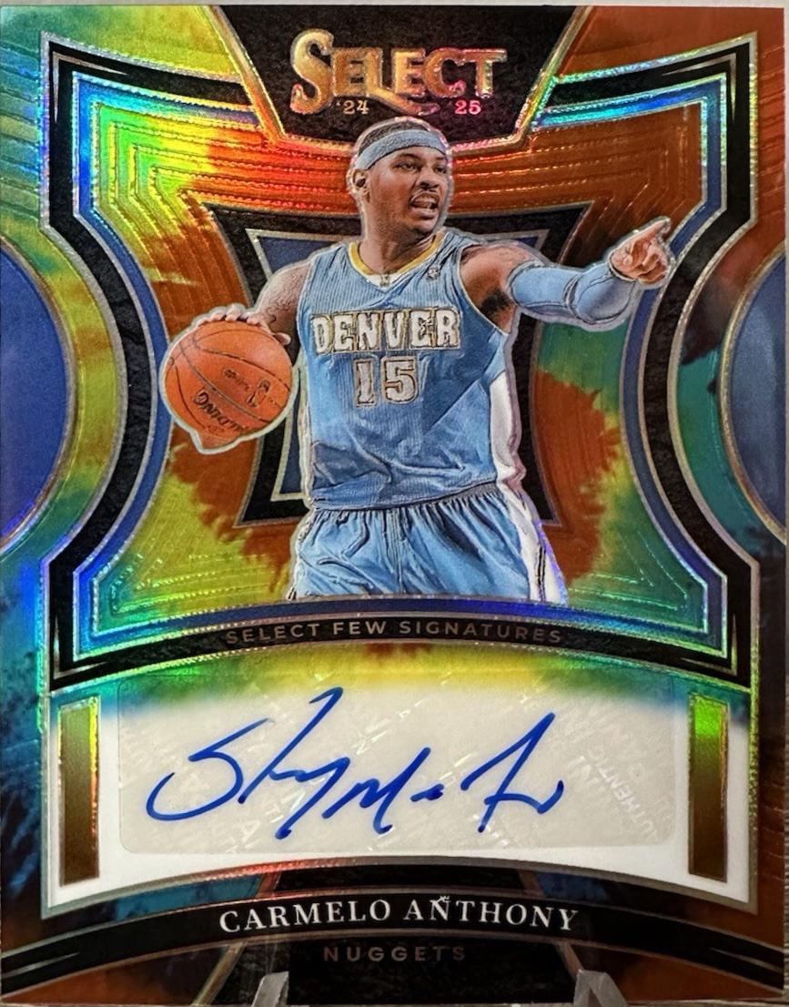 Carmelo Anthony [Tie-Dye Prizm] #9