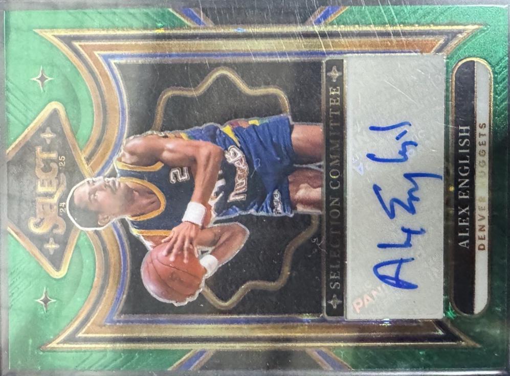 Alex English [Green Mojo Prizm] #19