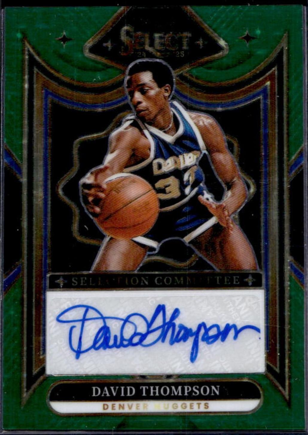 David Thompson [Green Stars Prizm] #20