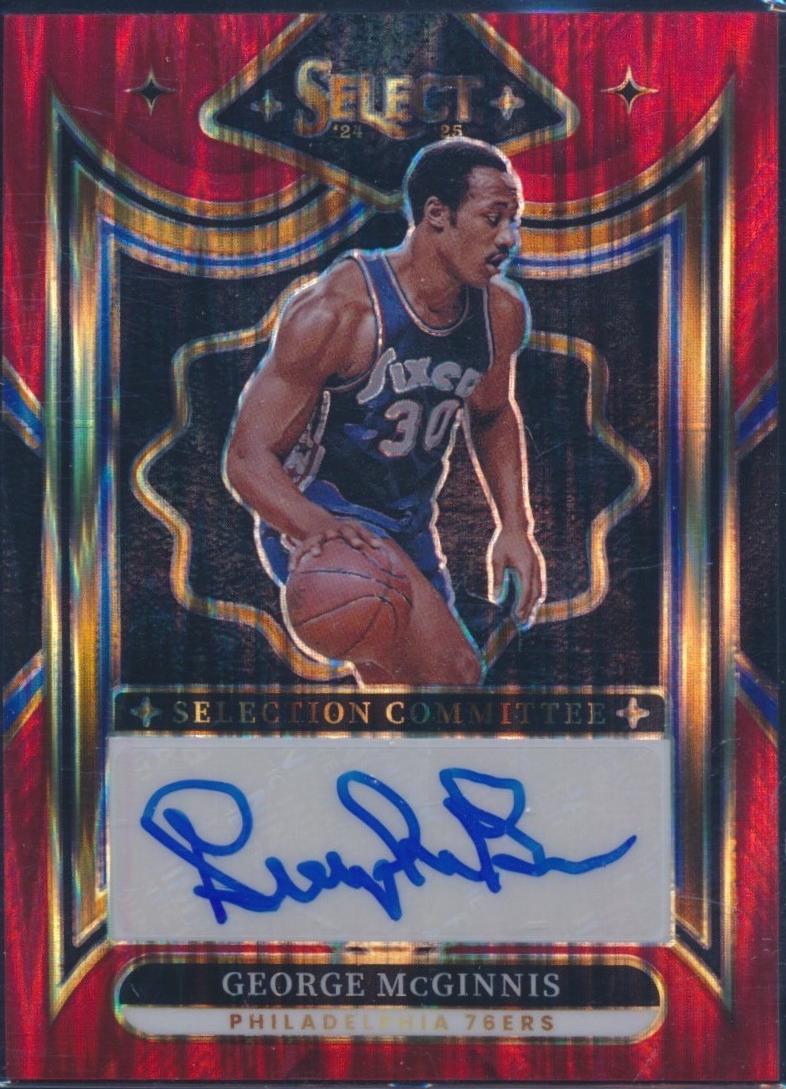 George McGinnis [Red Flash Prizm] #15