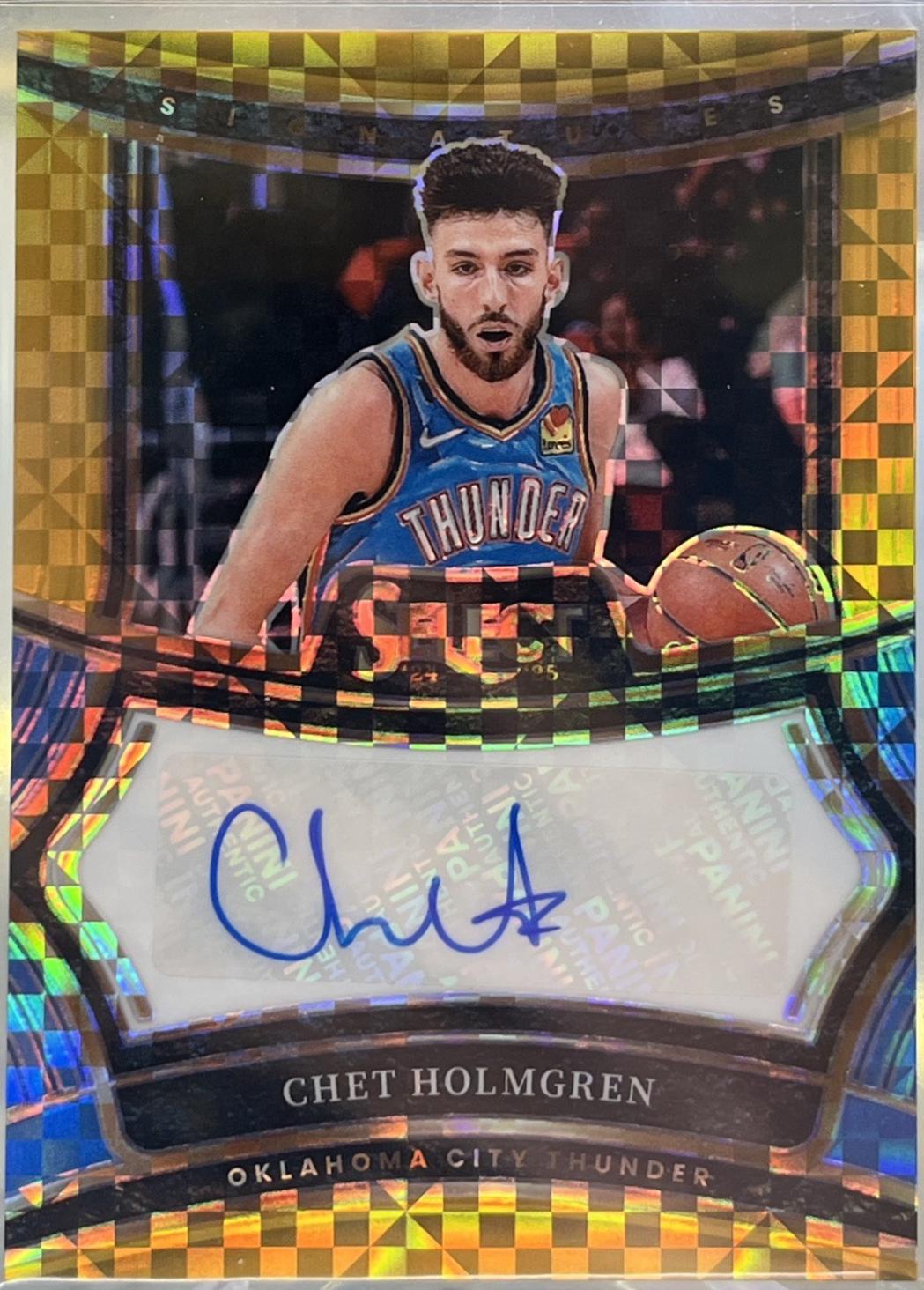 Chet Holmgren [Gold Prizm] #3