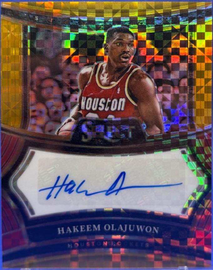 Hakeem Olajuwon [Gold Prizm] #27