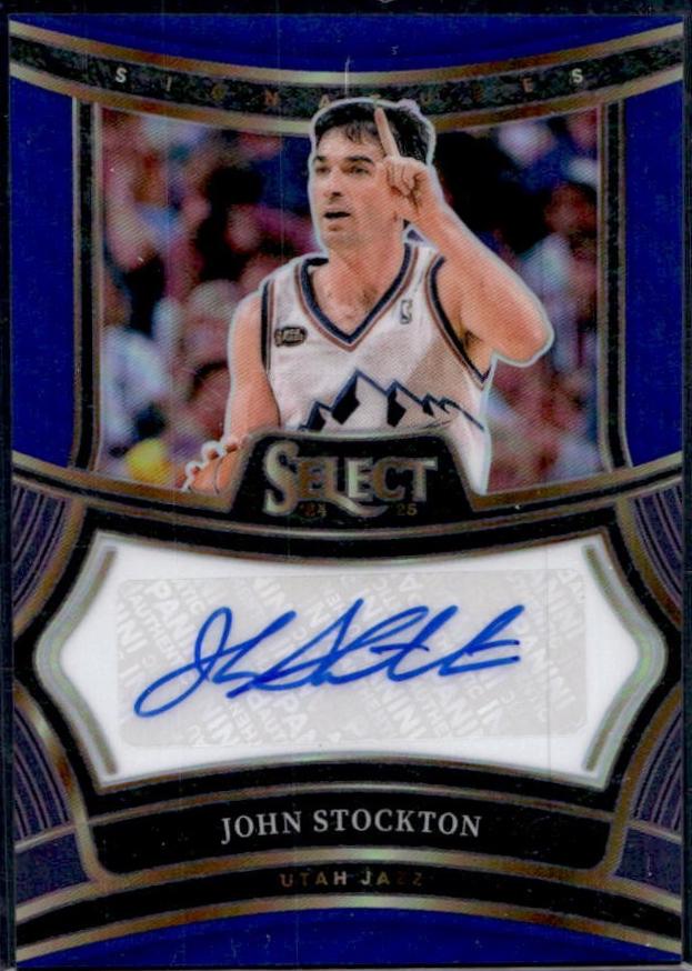 John Stockton [Blue Prizm] #25