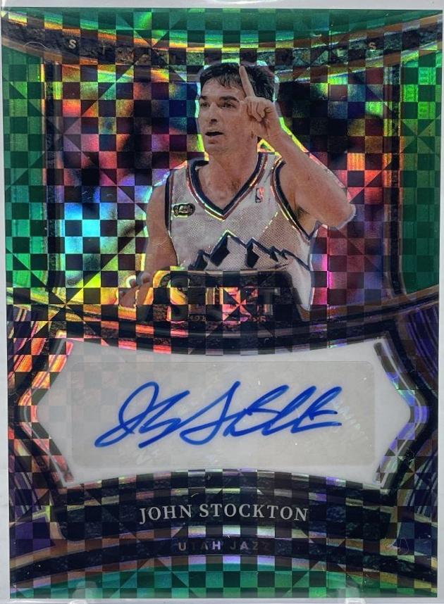 John Stockton [Green Prizm] #25