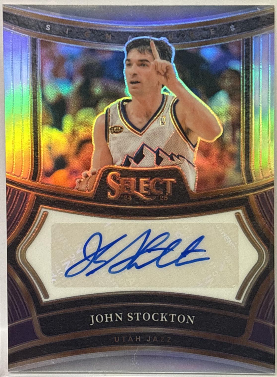 John Stockton [Purple Prizm] #25