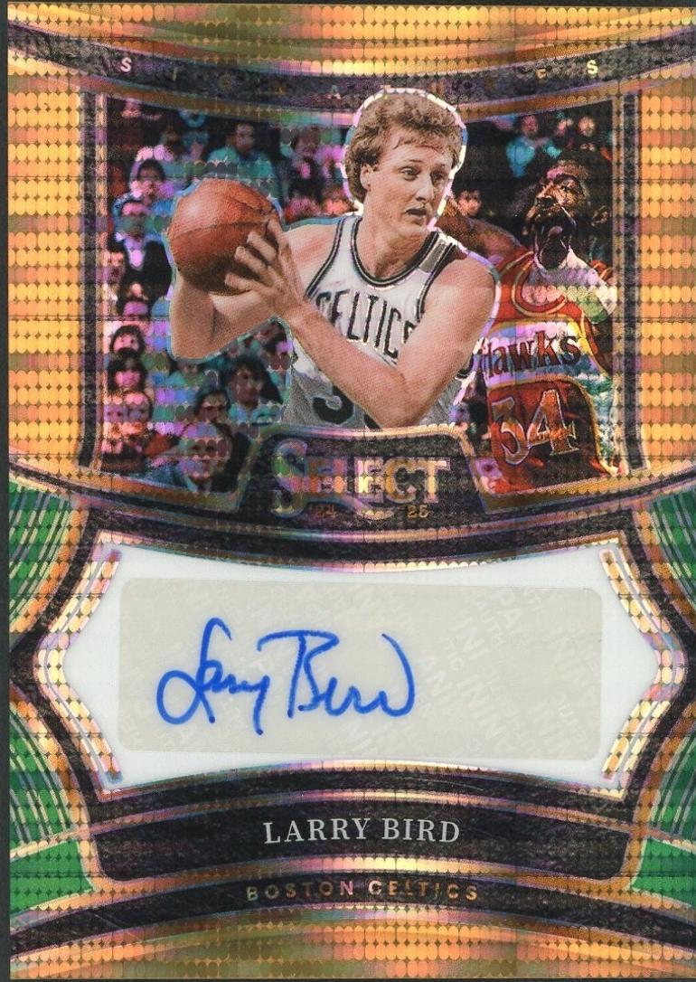 Larry Bird [Neon Orange Pulsar Prizm FOTL] #28