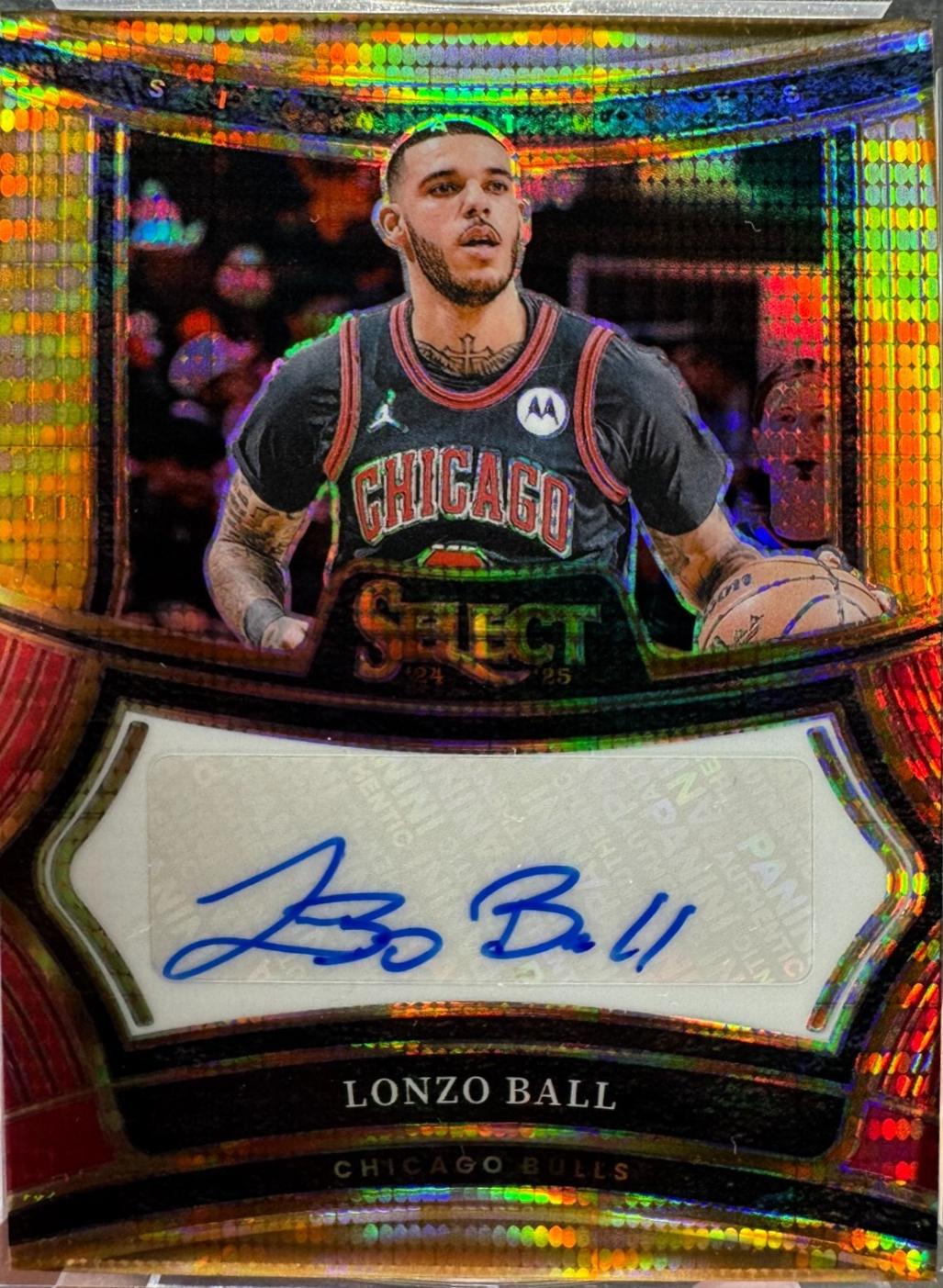 Lonzo Ball [Neon Orange Pulsar Prizm FOTL] #2