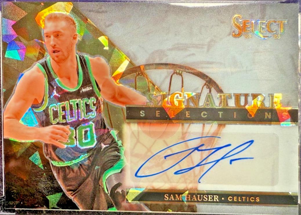 Sam Hauser [White Cracked Ice Prizm] #8