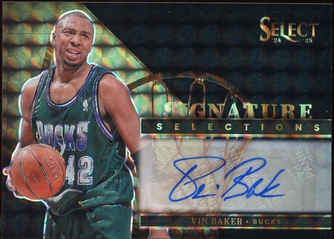 Vin Baker [Black Finite Prizm] #4