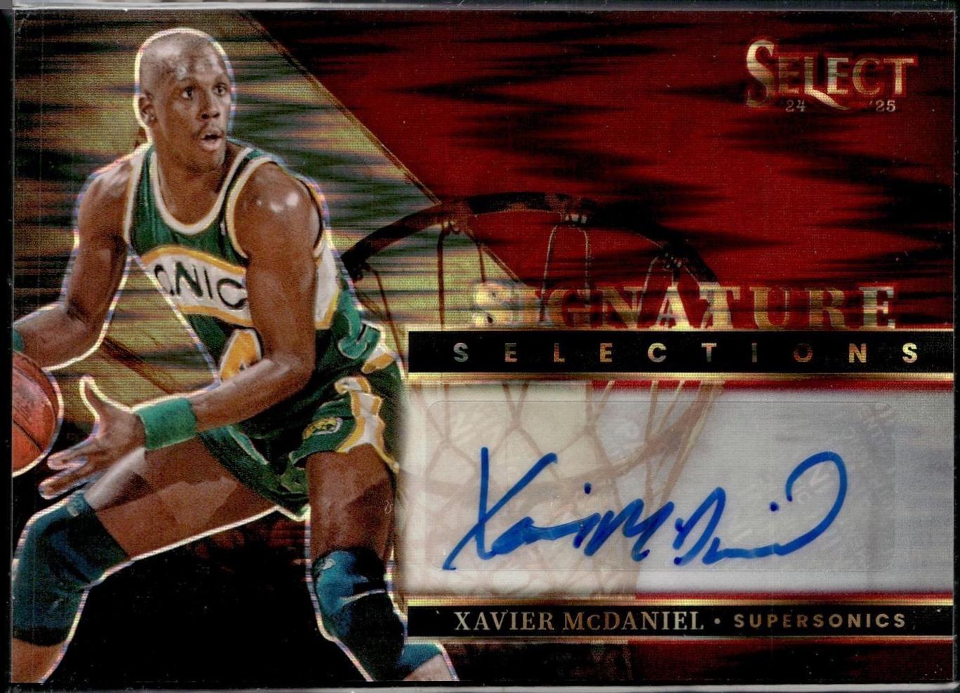 Xavier McDaniel [Red Flash Prizm] #1