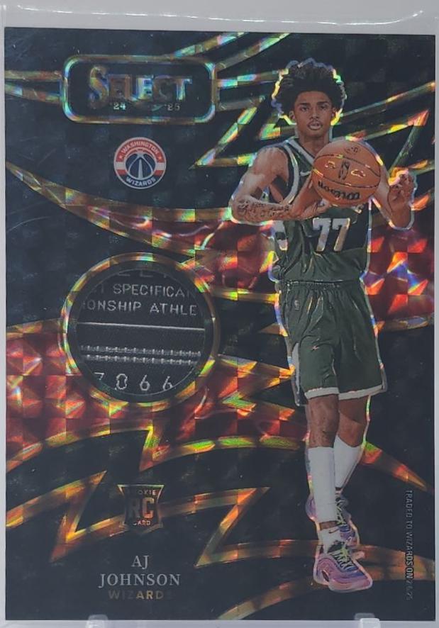 AJ Johnson [Black Finite Prizm] #7