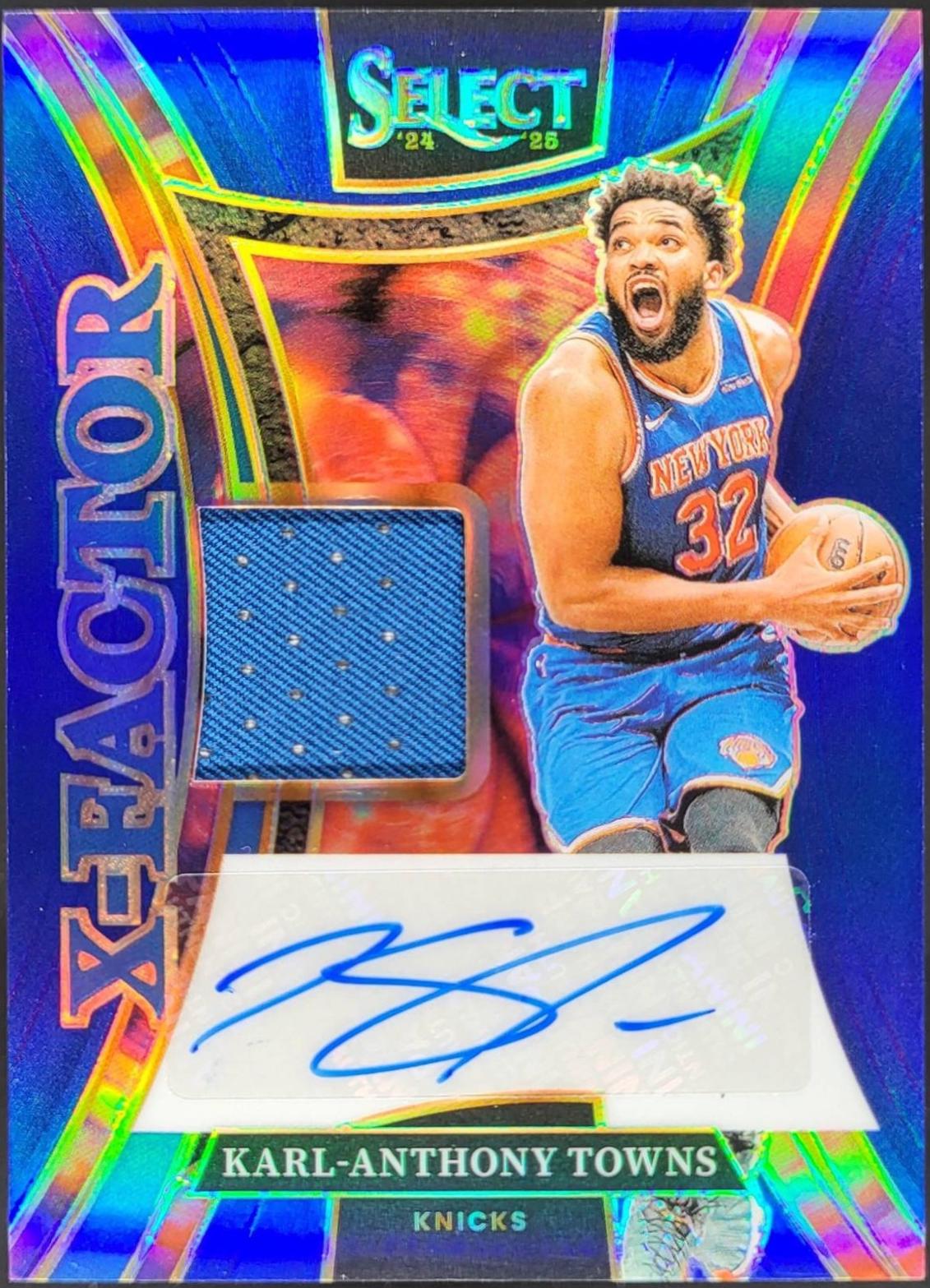 Karl-Anthony Towns [Blue Prizm] #25