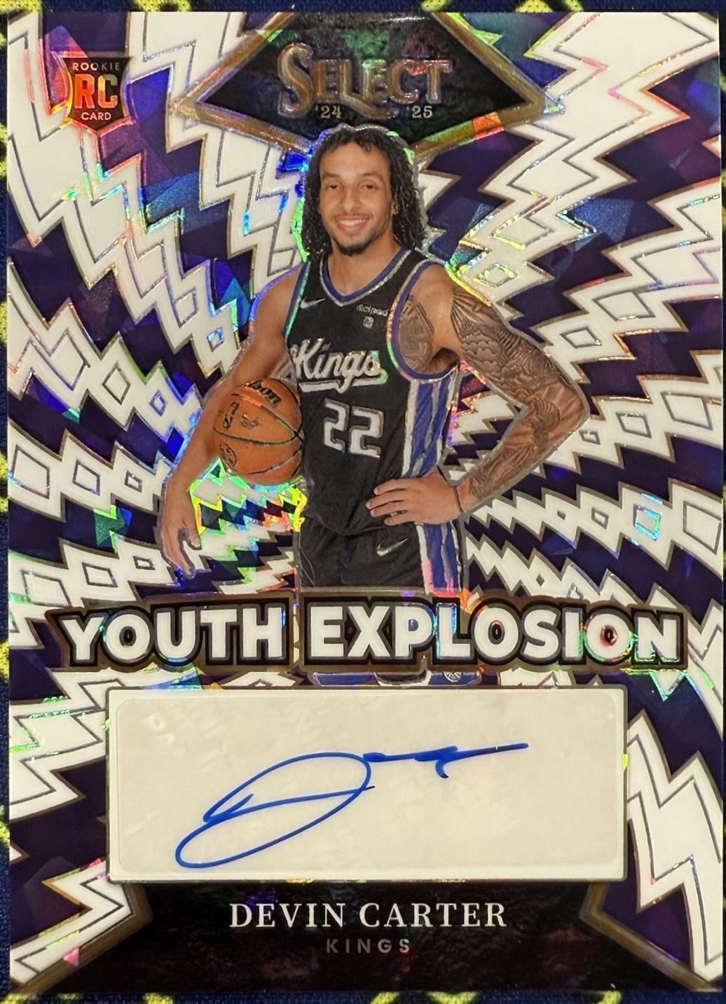 Devin Carter [White Cracked Ice Prizm] #5