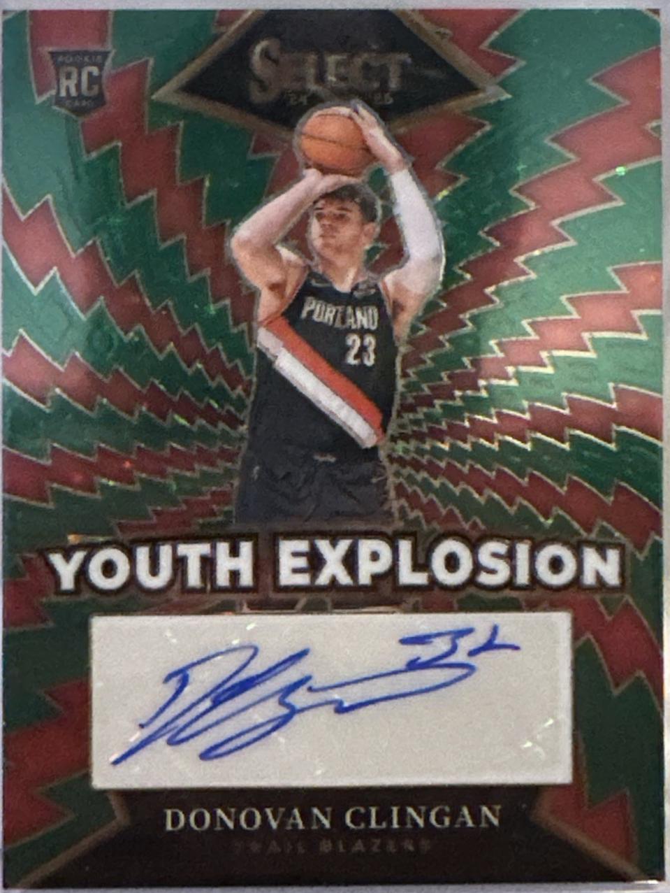 Donovan Clingan [Green Stars Prizm] #7