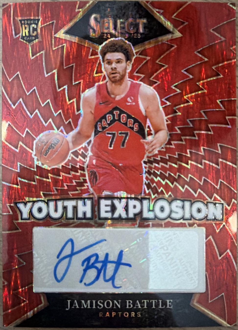 Jamison Battle [Red Flash Prizm] #39