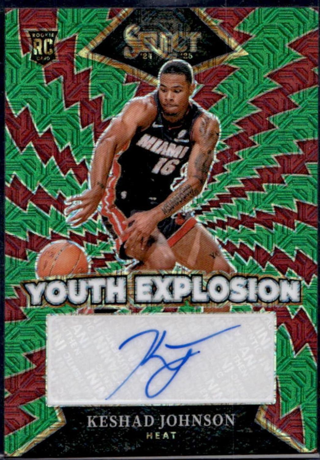 Keshad Johnson [Green Mojo Prizm] #33