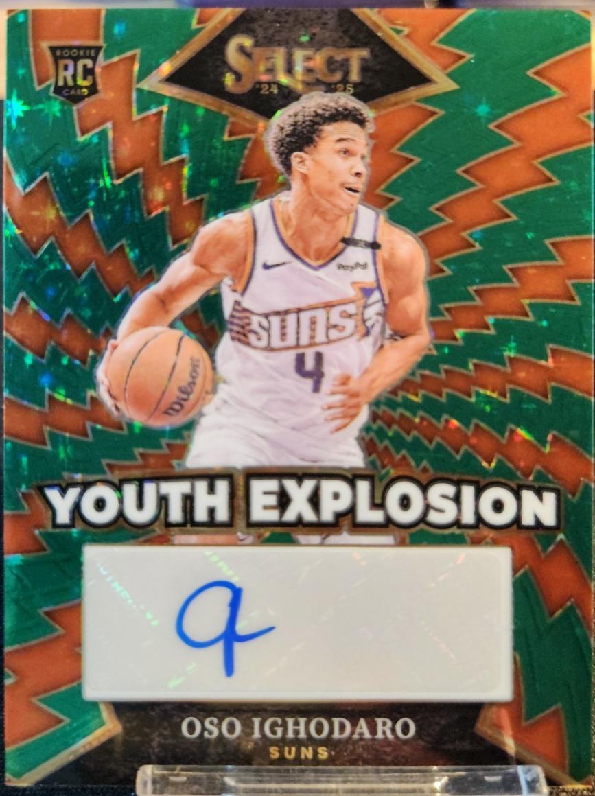 Oso Ighodaro [Green Stars Prizm] #23