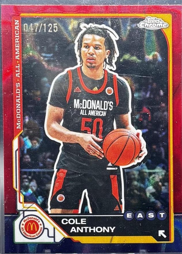 Cole Anthony [Red Lava Refractor] #94