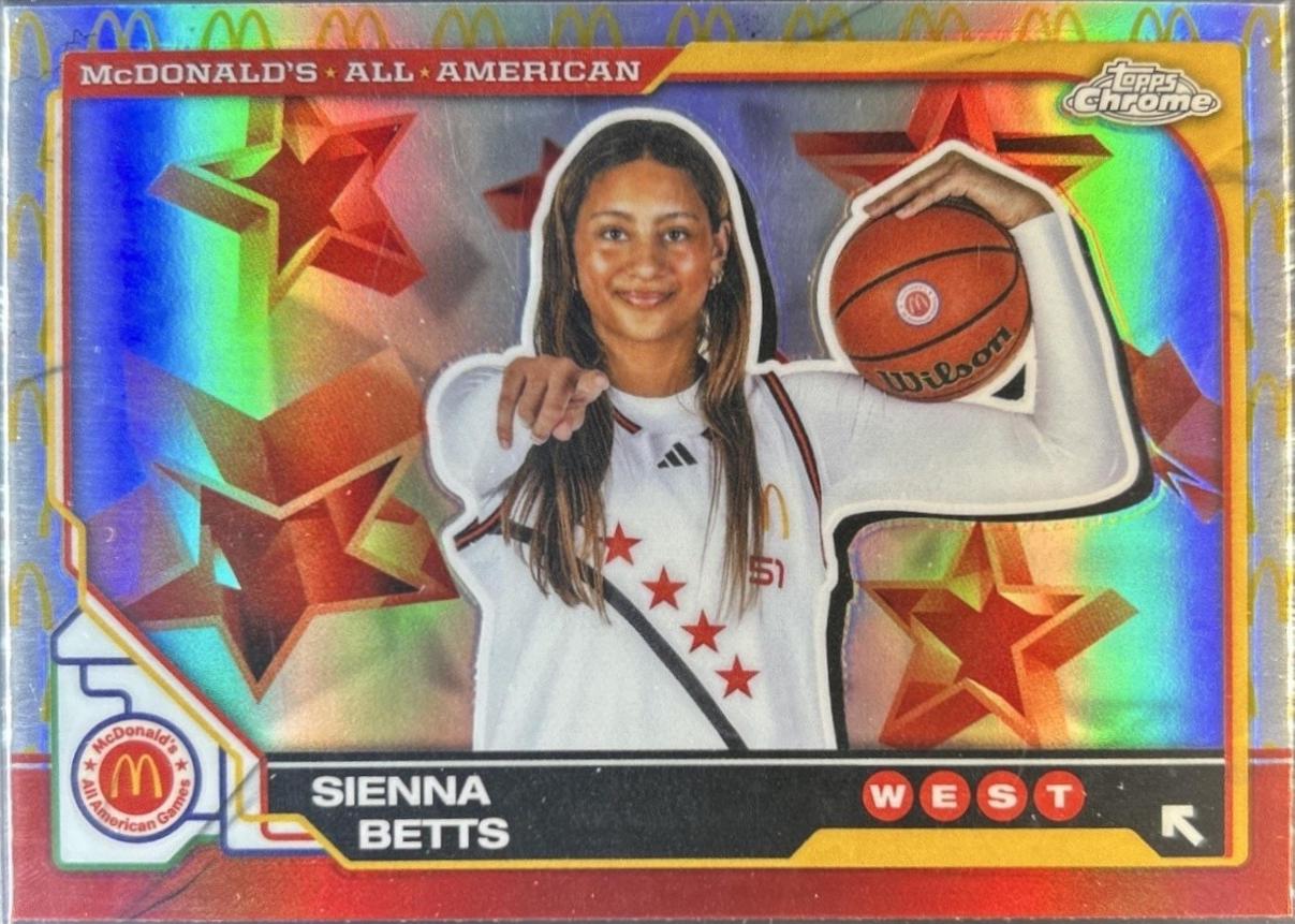 Sienna Betts [McDonald's Logo Refractor] #76