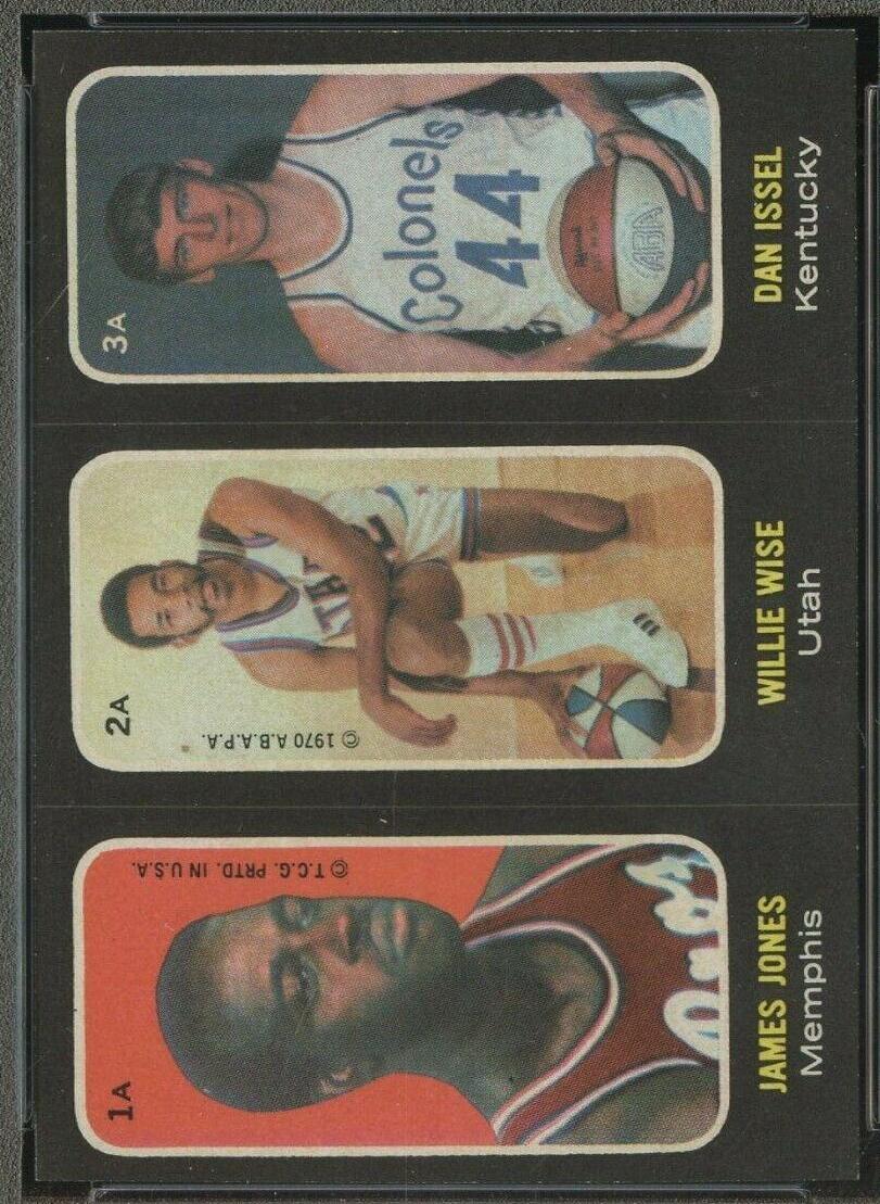 Jones 1A, Wise 2A, Issel 3A
