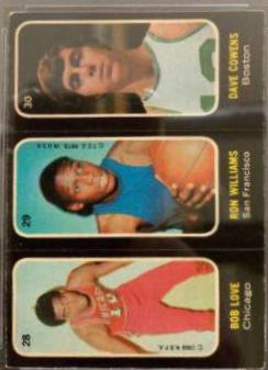 Love 28, Williams 29, Cowens 30