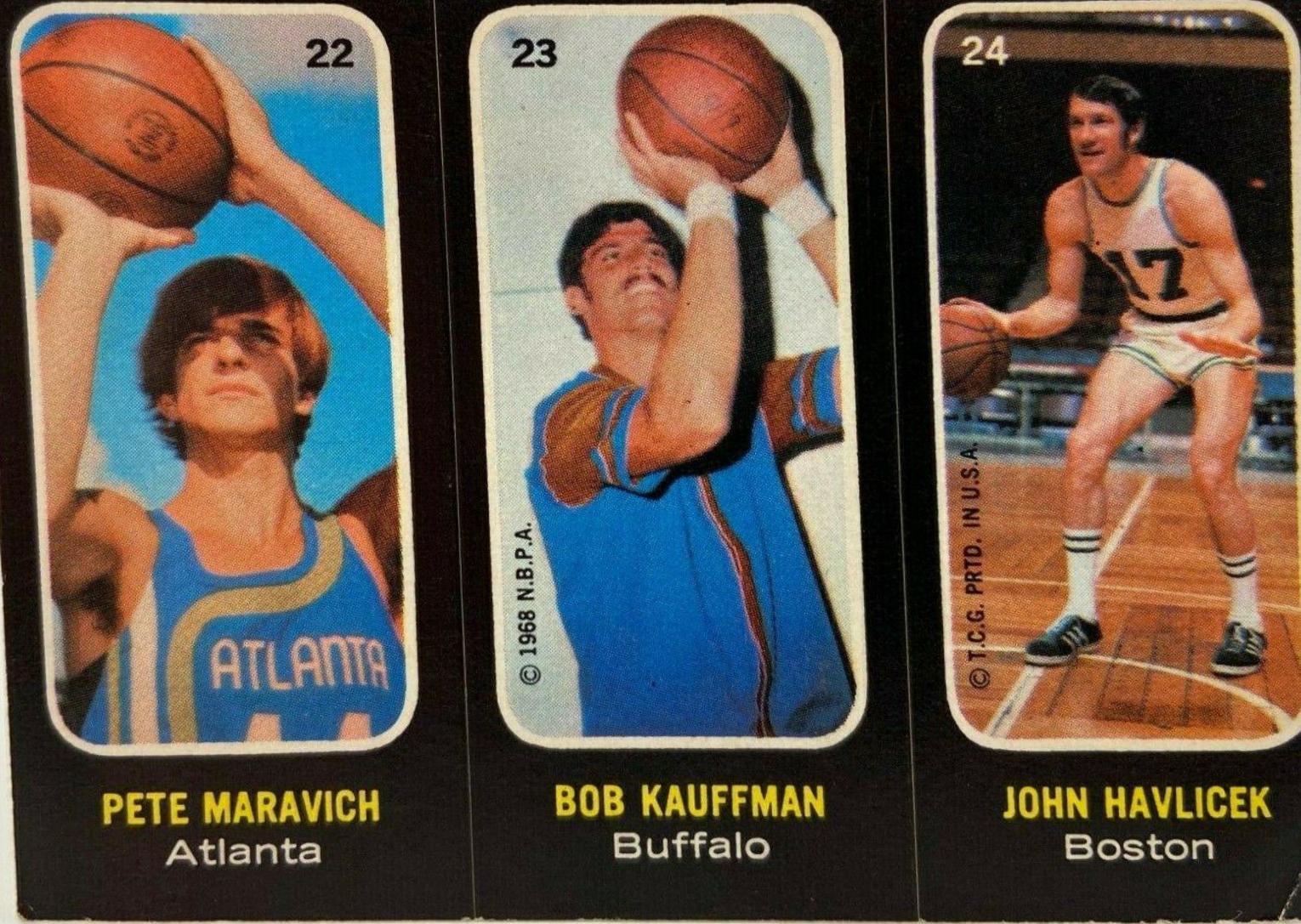 Maravich 22, Kauffman 23, Havlicek 24