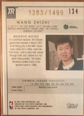 Wang Zhizhi #134
