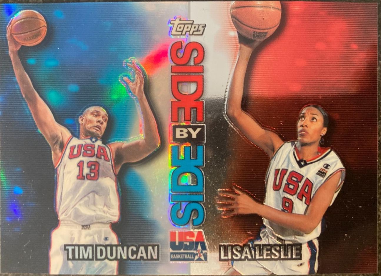 Tim Duncan / Lisa Leslie [Refractor-Refractor] #SS1