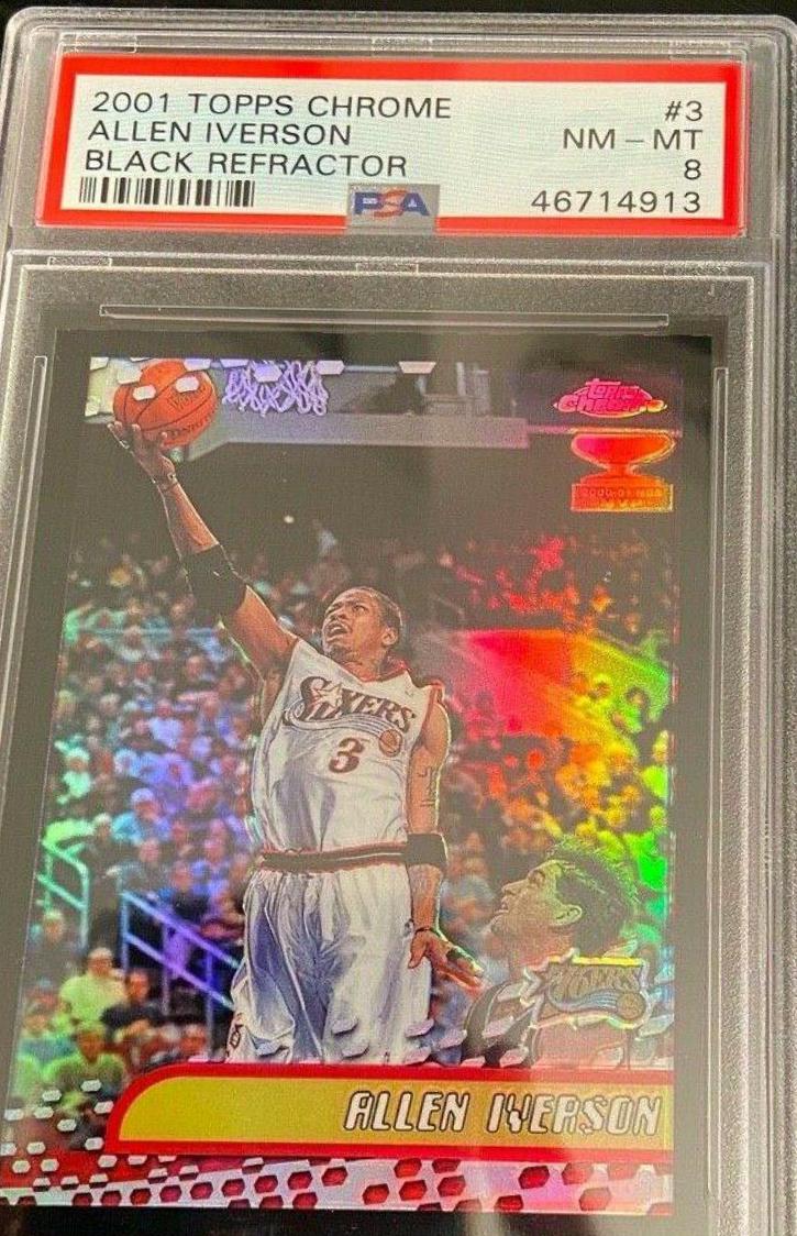 Allen Iverson [Black Refractor] #3