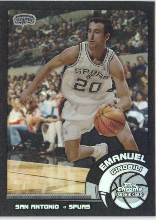 Emanuel Ginobili [Black Refractor] #124