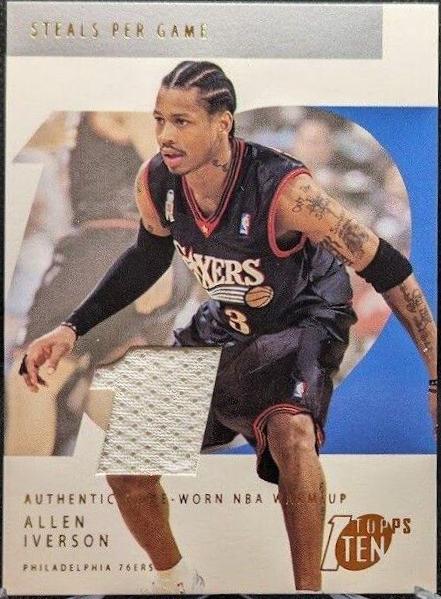Allen Iverson - [Game Worn NBA Warm-Up] #51