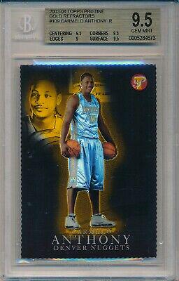 Carmelo Anthony [Gold Refractor] #109