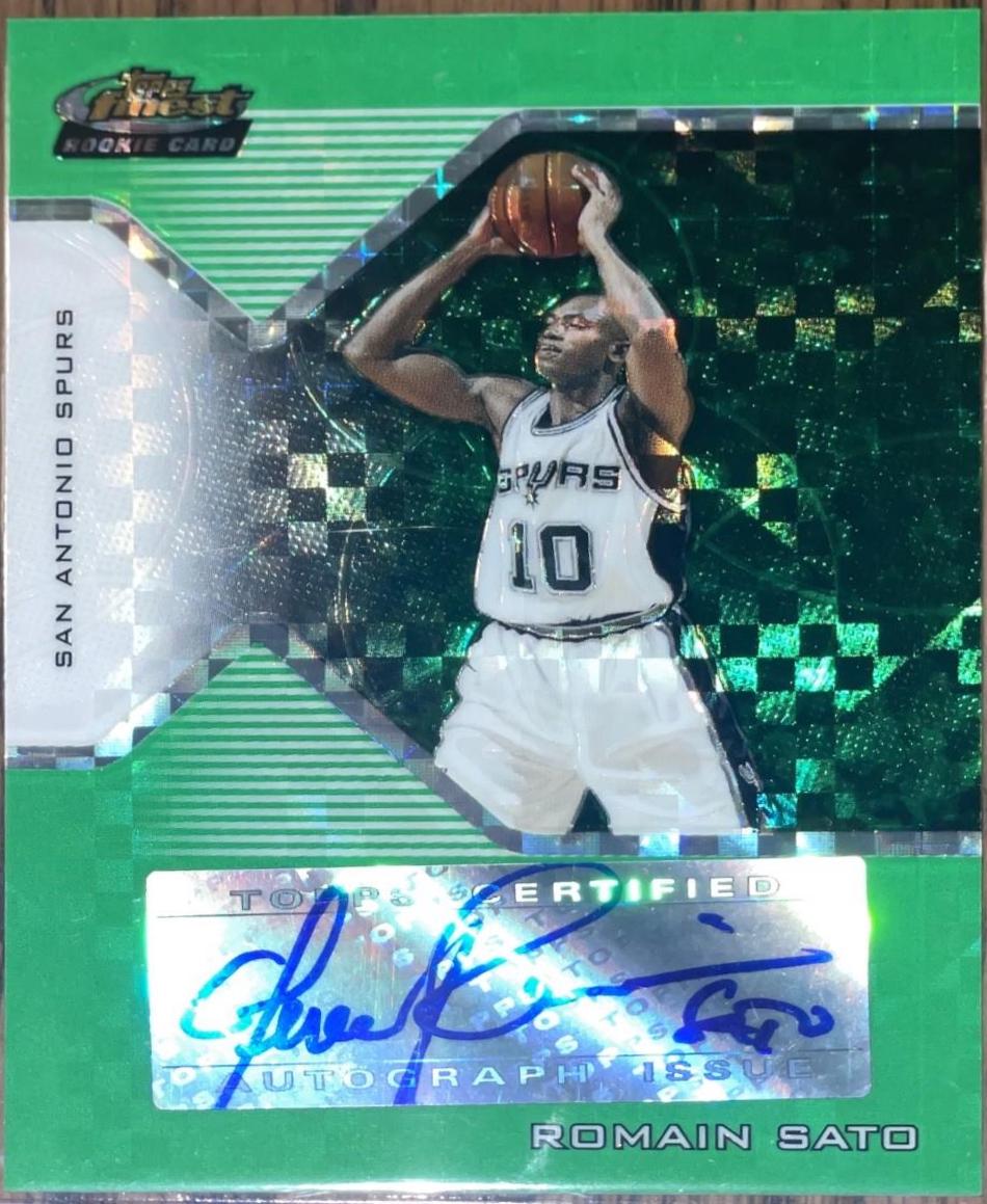 Romain Sato [Green XFractor Autograph] #173