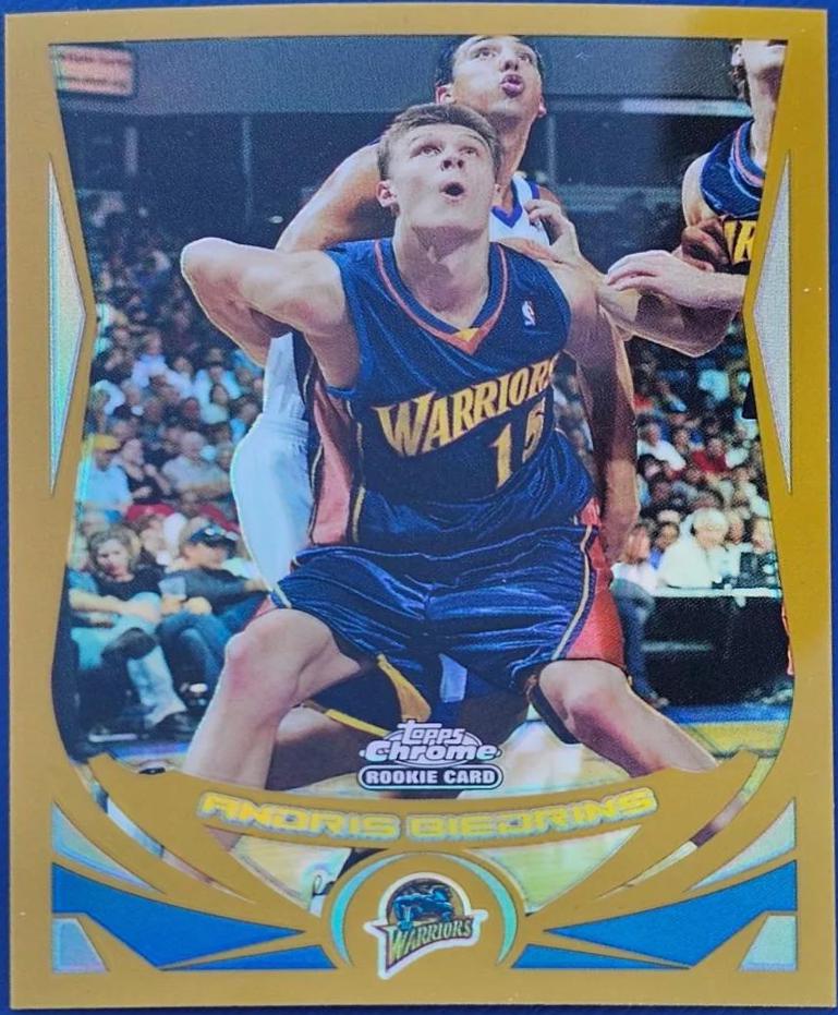 Andris Biedrins [Gold Refractor] #176