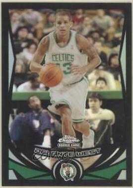 Delonte West [Black Refractor] #189