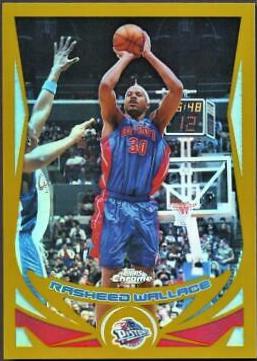 Rasheed Wallace [Gold Refractor] #33