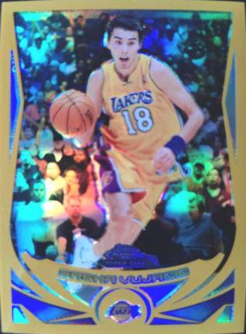 Sasha Vujacic [Gold Refractor] #192