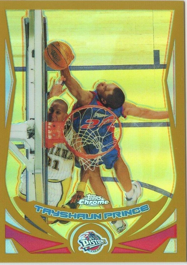 Tayshaun Prince [Gold Refractor] #35