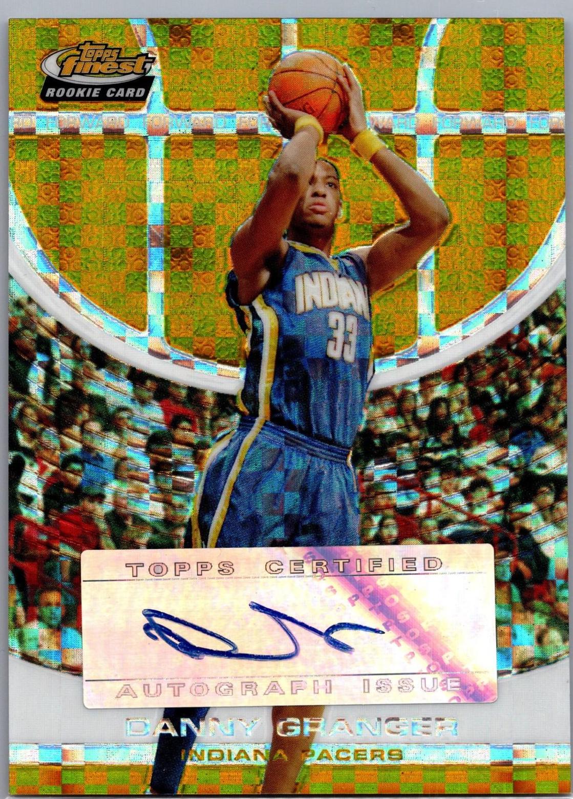 Danny Granger [Autograph Gold Xfractor] #129