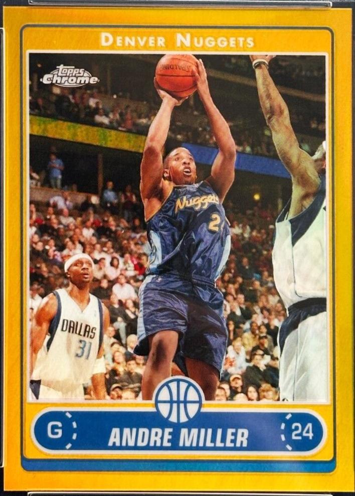 Andre Miller [Gold Refractor] #97