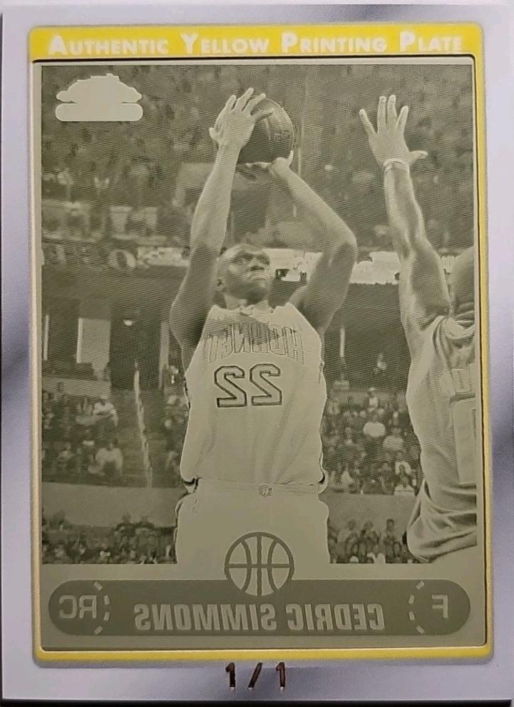Cedric Simmons [Printing Plate] #197
