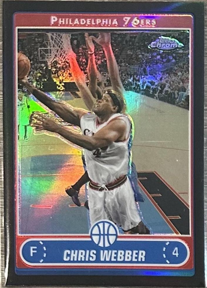Chris Webber [Black Refractor] #92