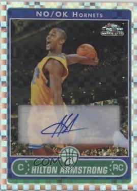 Hilton Armstrong [Black Refractor Autograph] #207