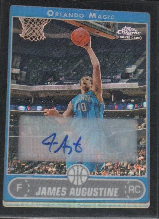 James Augustine [Black Refractor Autograph] #188