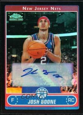 Josh Boone [Black Refractor Autograph] #167