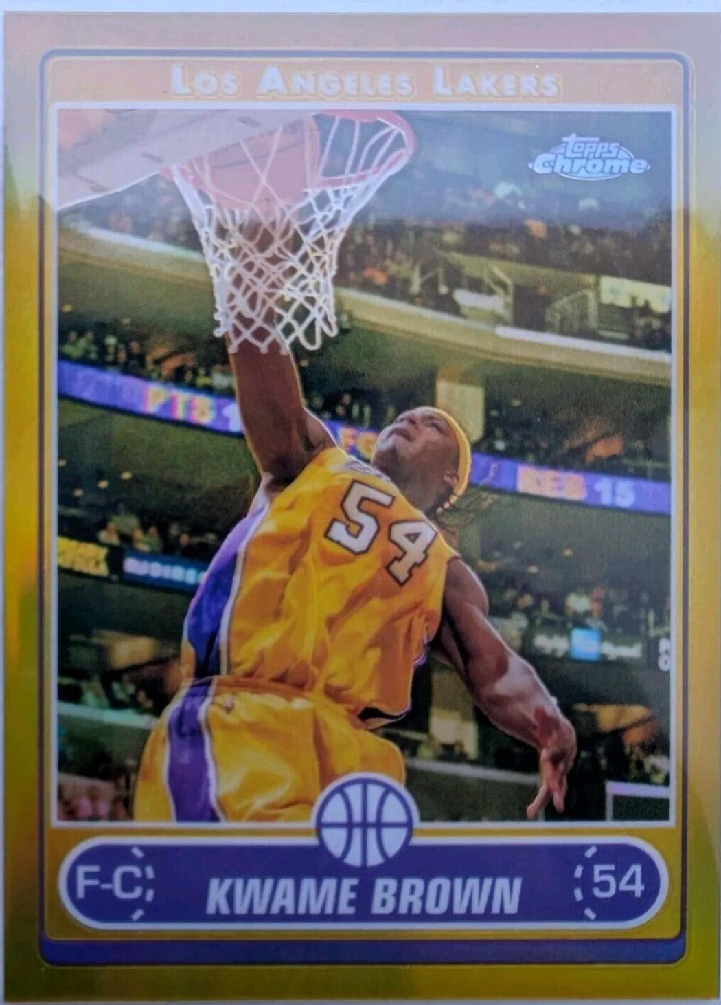 Kwame Brown [Gold Refractor] #22