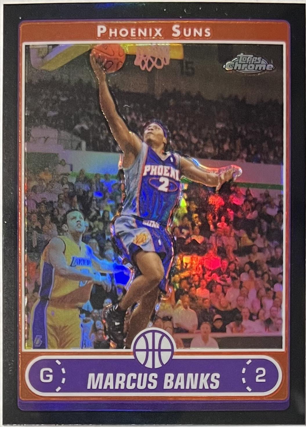 Marcus Banks [Black Refractor] #134