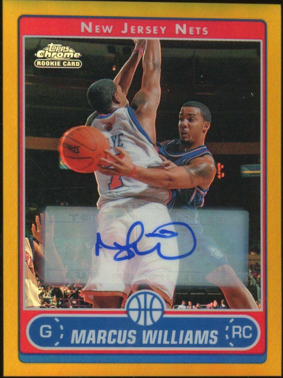 Marcus Williams [Gold Refractor Autograph] #177