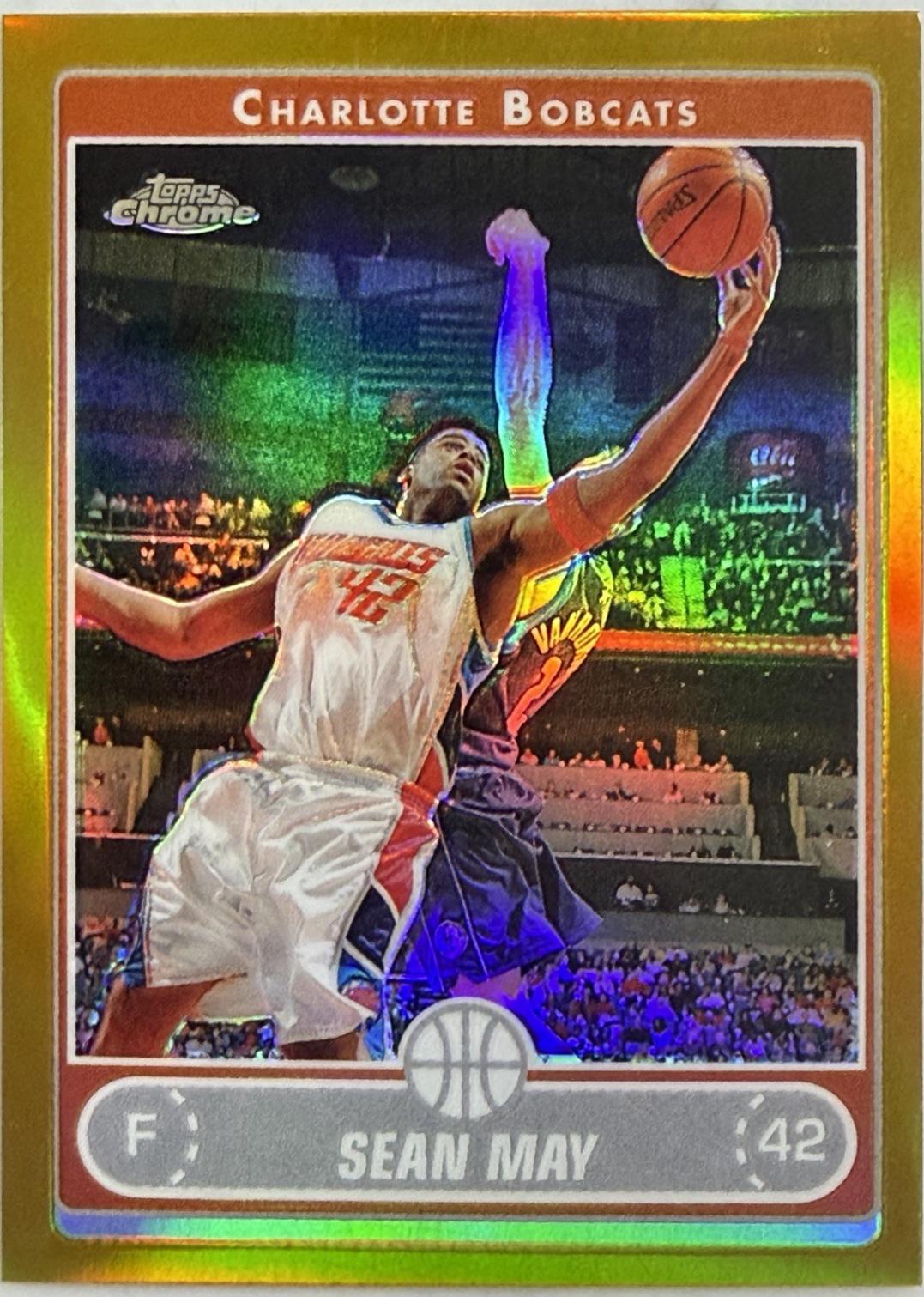 Sean May [Gold Refractor] #140