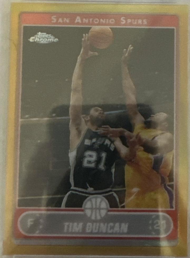 Tim Duncan [Gold Refractor] #2